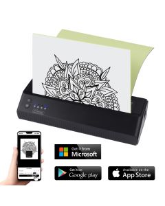 Ambition Wireless Tattoo Stencil Printer with 20Pcs Transfer Paper