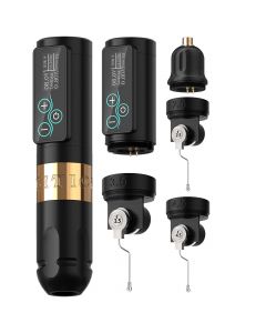 Ambition Vibe Wireless Tattoo Machine pen With Extra 3 Brushless Motors&Stroke Cams